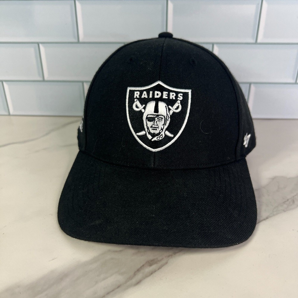 Oakland Raiders x Topo‎ Chico Hat Black Hook and Loop Hat '47 Wool Blend